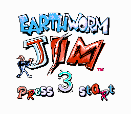 Earthworm Jim 3 Title Screen